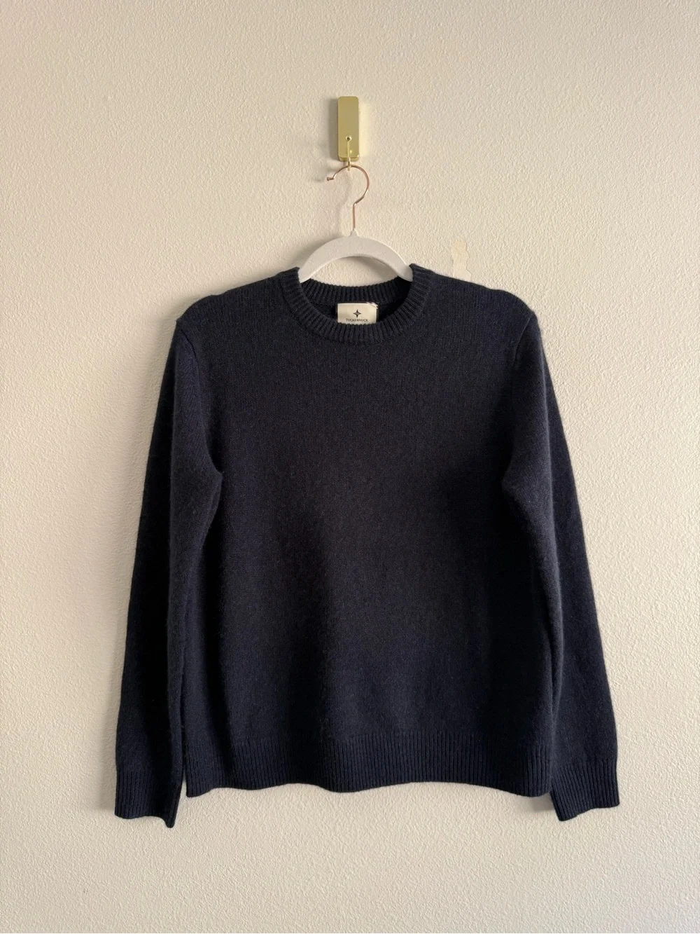 Tuckernuck Navy Cashmere Crewneck Sweater Women’s Sz XS